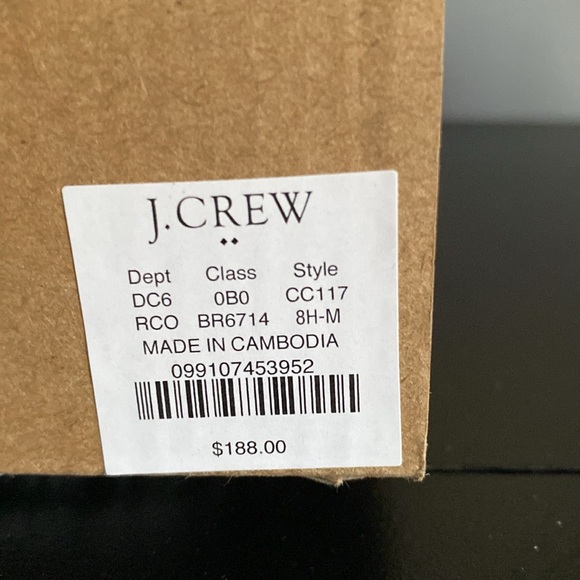 J. Crew Chelsea Boots Rich Coffee Size 8.5 Medium New in Box! - Picture 11 of 12